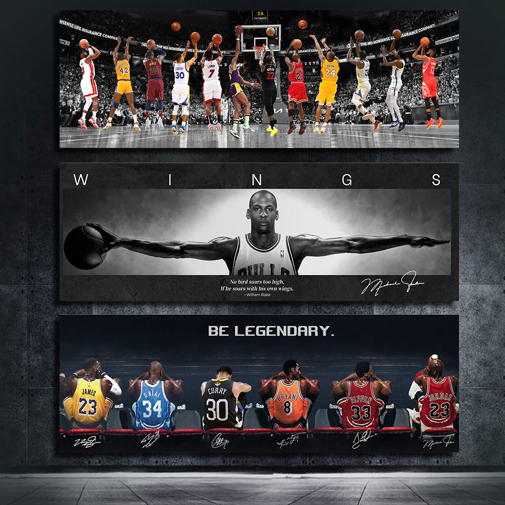 Sustainable Living Eco Friendly - Motivational Basketball C-Curry and K-kebe Poster